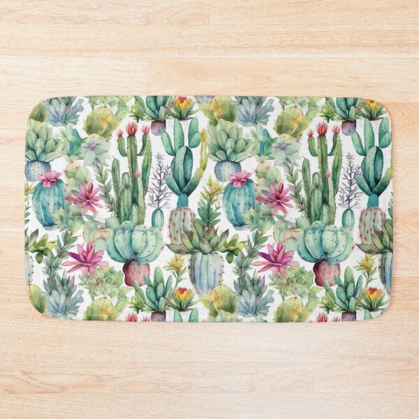 Item preview, Bright Watercolor Cacti designed and sold by WonderMining.