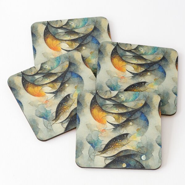 Item preview, Pesavor - Abstract Fish Shoal (4/5) designed and sold by sabantha.