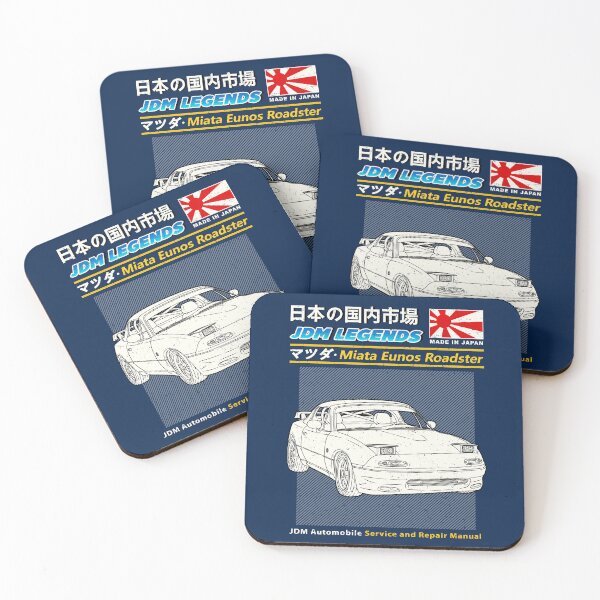 Item preview, Mazda Miata Eunos Roadster Car Maintenance Manual Cover designed and sold by JDM Guyvit.