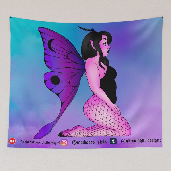Item preview, Plugs Tapestry  designed and sold by AltMothGirl.