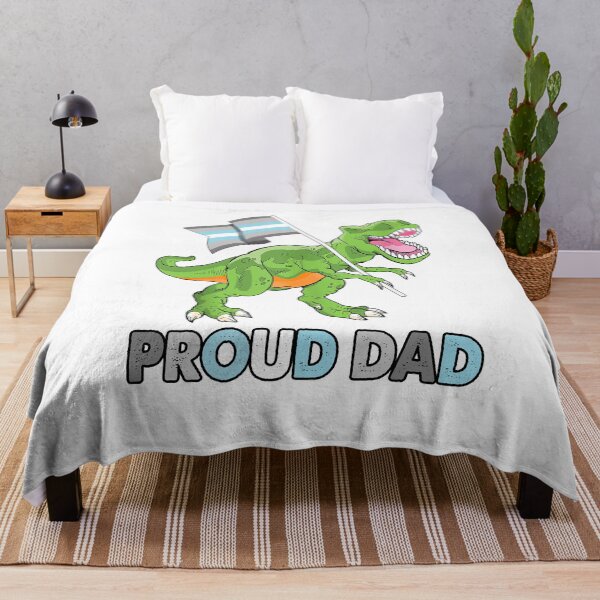Item preview, Proud Dad Funny T Rex Demiboy Pride Flag Gay Lesbian LGBT Pride designed and sold by TrendySisters.