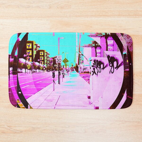 Item preview, Los Angeles LA City Street Glitch Art designed and sold by glitchhub.