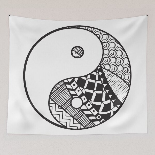 Item preview, Decorative Yin Yang Abstract Art designed and sold by Bruce ALMIGHTY Baker.
