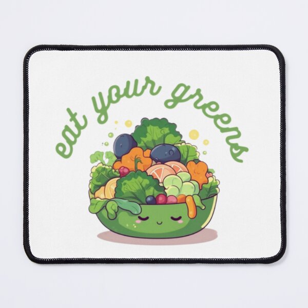 Item preview, eat your greens designed and sold by vintageteahouse.