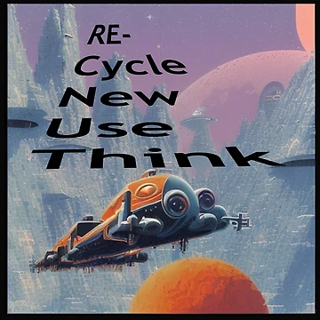 Artwork thumbnail, Recycle, Renew, Reuse, Rethink by artcreatedbybill
