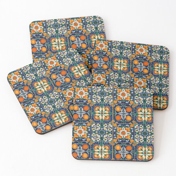 Item preview, Oranges and Chamomile Talavera designed and sold by WonderMining.