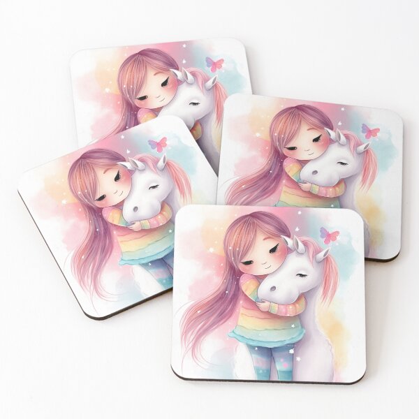 Item preview, Unicorn Baby Girl designed and sold by LekkerLiving.