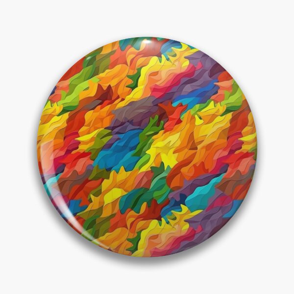 Artikelvorschau, Colorful Waves: Vibrant Impasto Abstract Design entworfen und verkauft von Prozeum.