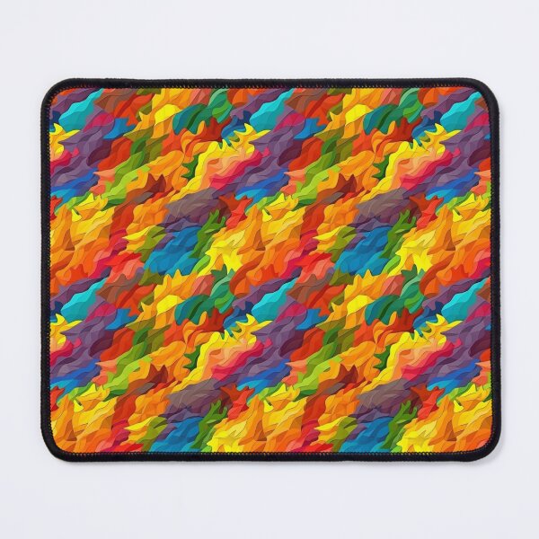 Item preview, Colorful Waves: Vibrant Impasto Abstract Design designed and sold by Prozeum.