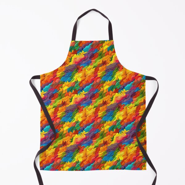 Item preview, Colorful Waves: Vibrant Impasto Abstract Design designed and sold by Prozeum.