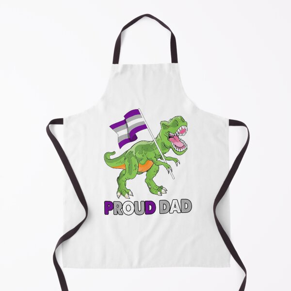 Item preview, Proud Dad Funny T Rex Graysexual Pride Flag Gay Lesbian LGBT Pride designed and sold by TrendySisters.