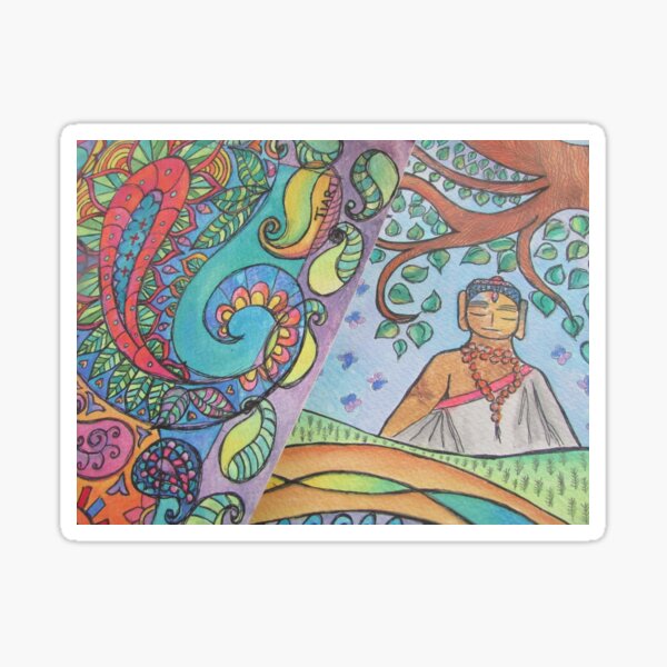Bodhi Collage Sticker