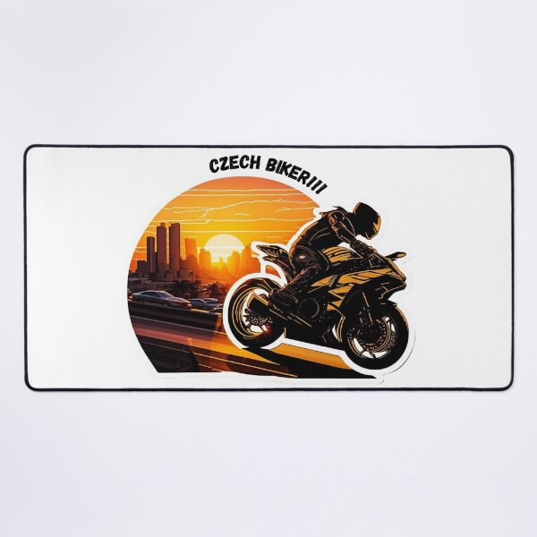 Item preview, Sportbike Motorcycle rider Czech Biker designed and sold by YammsDesign.
