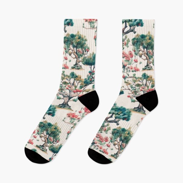 Item preview, Bonsai tree lifestyle pattern designed and sold by AiBroughtToLife.