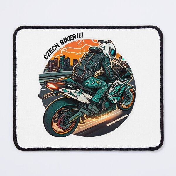 Item preview, Motorcycle rider sticker design designed and sold by YammsDesign.