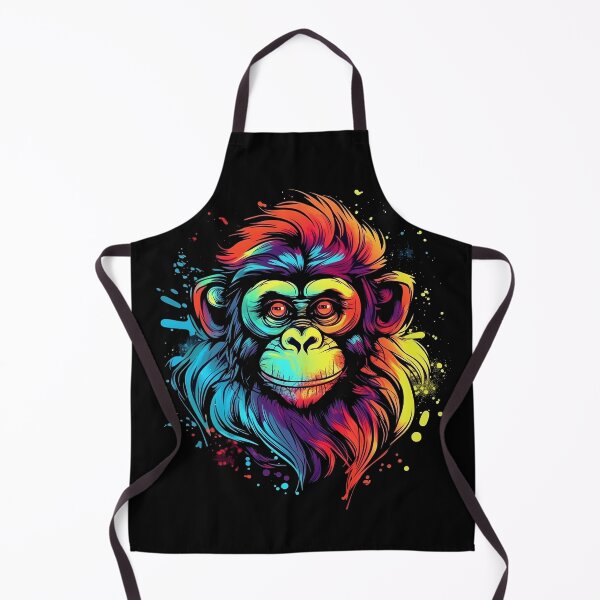 Item preview, Mischievous Monkey: A Cartoonish Delight in Bright Colors designed and sold by Designs-By-Geli.