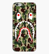 Vinilo o funda para iPhone Army Shark Bape Case