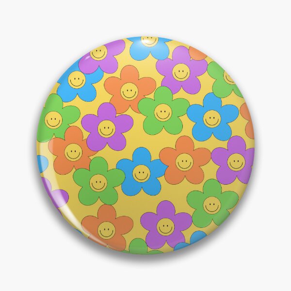 Item preview, Yellow Smiley Flower designed and sold by crookkeddesigns.