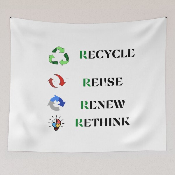 Item preview, Recycle Reuse Renew Rethink designed and sold by REALGKDFASHION.