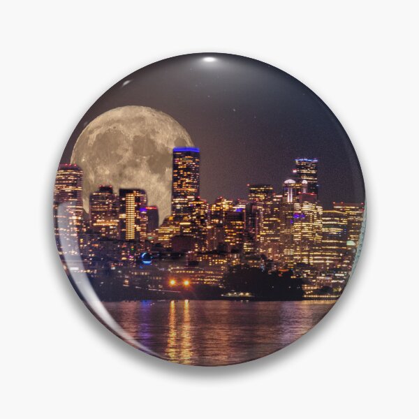 Item preview, Seattle Night Skyline from P-90 designed and sold by Jason Mosley.