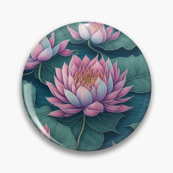 Item preview, Seamless Vietnamese Lotus flowers designed and sold by portokalis.