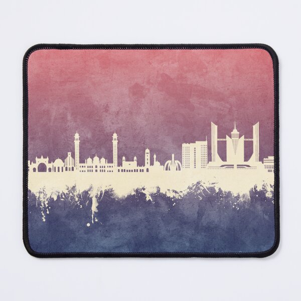 Item preview, Faisalabad Pakistan Skyline designed and sold by ArtPrints.