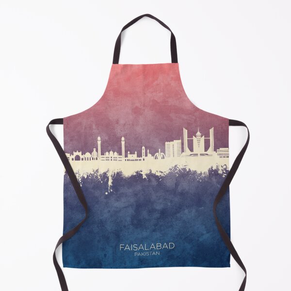 Item preview, Faisalabad Pakistan Skyline designed and sold by ArtPrints.