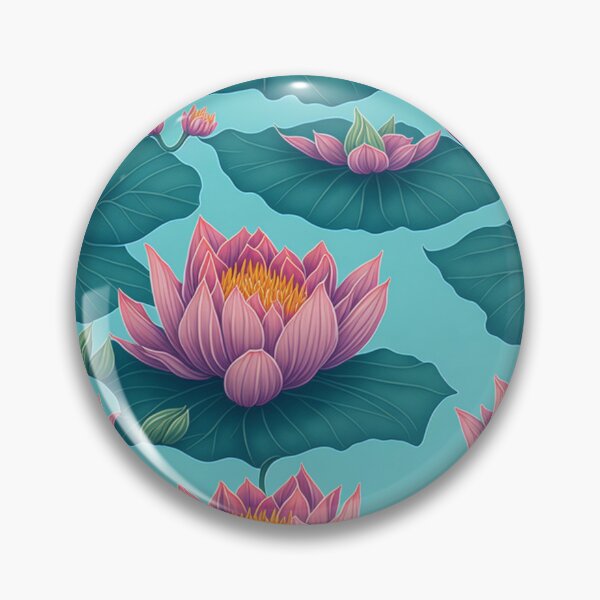 Item preview, Seamless Vietnamese Lotus flowers designed and sold by portokalis.