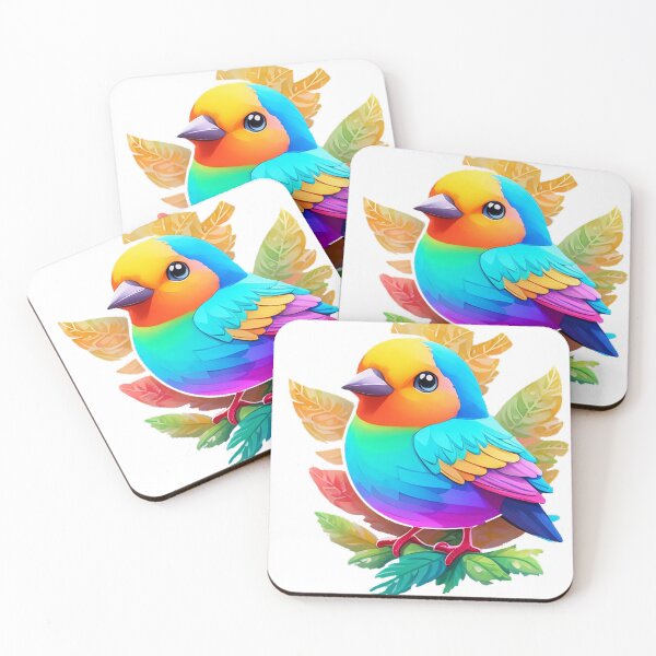 Item preview, Rainbow bird designed and sold by VintageVib.