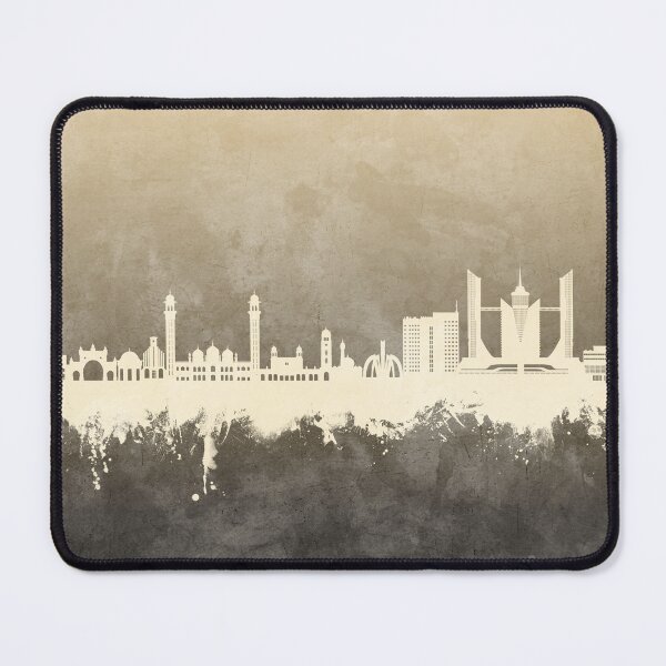 Item preview, Faisalabad Pakistan Skyline designed and sold by ArtPrints.