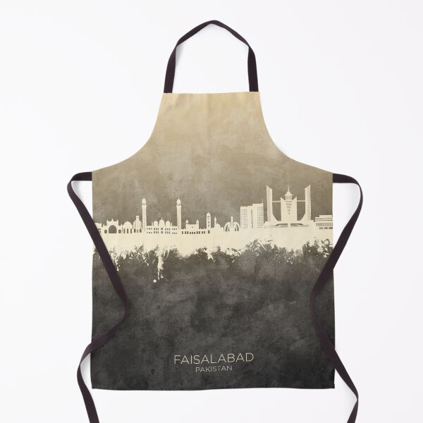 Item preview, Faisalabad Pakistan Skyline designed and sold by ArtPrints.