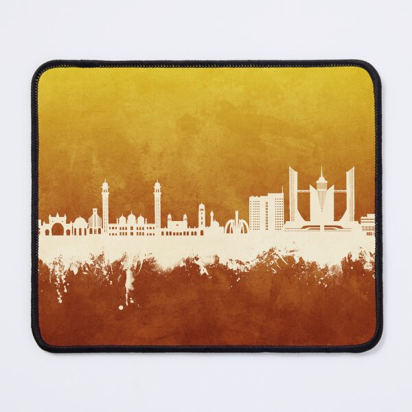 Item preview, Faisalabad Pakistan Skyline designed and sold by ArtPrints.