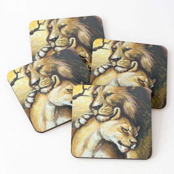 Item preview, Cuddly Lions - Digital Wall Art  designed and sold by Designs by Arbs.