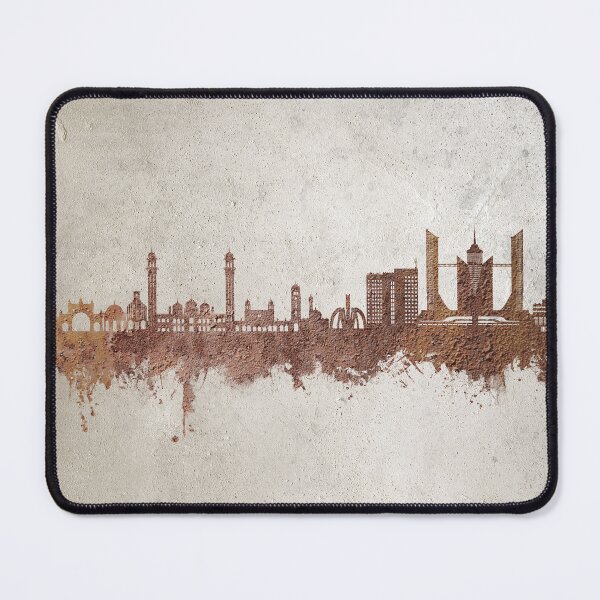 Item preview, Faisalabad Pakistan Skyline designed and sold by ArtPrints.