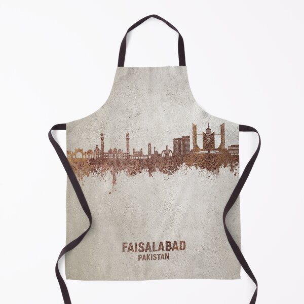 Aperçu de l'œuvre Faisalabad Pakistan Skyline créée et vendue par ArtPrints.