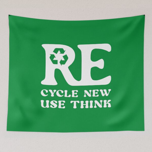 Item preview, Recycle Reuse Renew Rethink designed and sold by artbysugu.