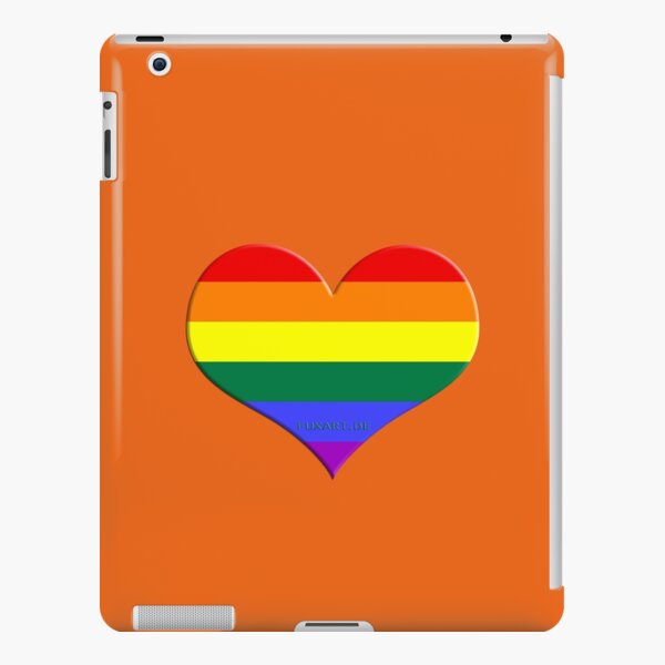 gay heart - gay, love, csd, rainbow, lesbian, pride iPad – Leichte Hülle