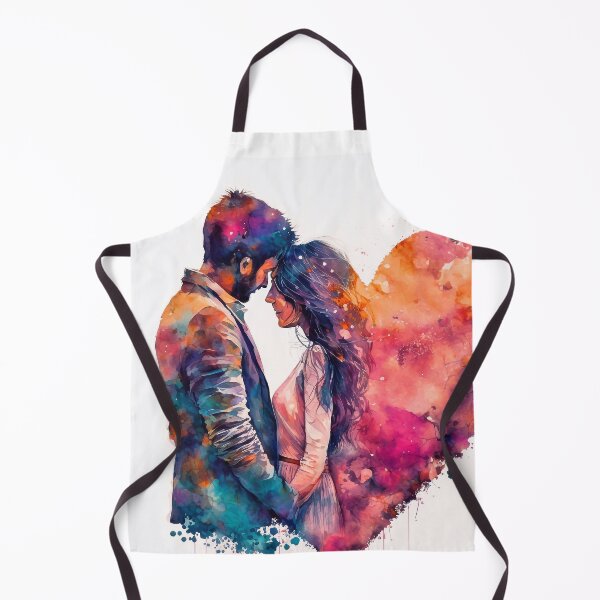 Item preview, Romantic couple with heart designed and sold by knuppify.