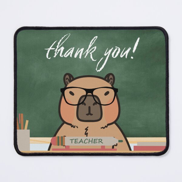 Item preview, Capybara Thank you Happy Teacher's Day designed and sold by artbybiyan.