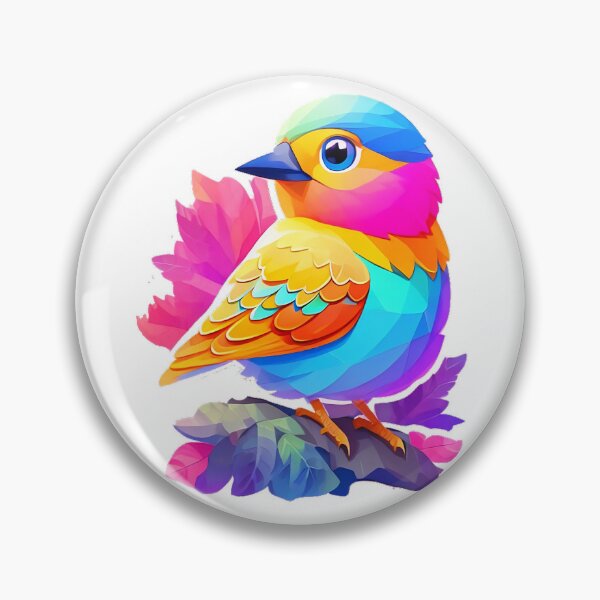 Item preview, Rainbow  baby bird designed and sold by VintageVib.