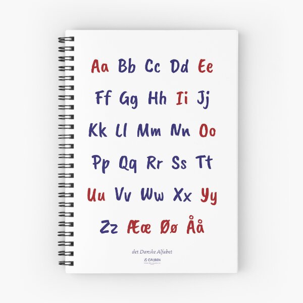 Item preview, The Danish Alphabet designed and sold by Grijben.