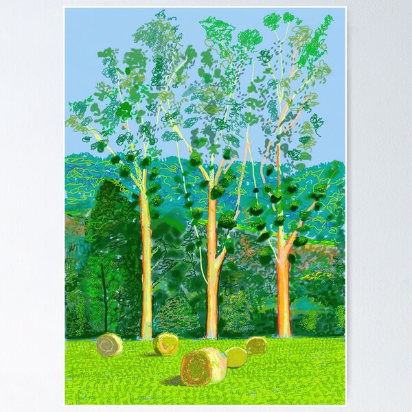Item preview, David Hockney - Three Trees designed and sold by ChristopherBann.