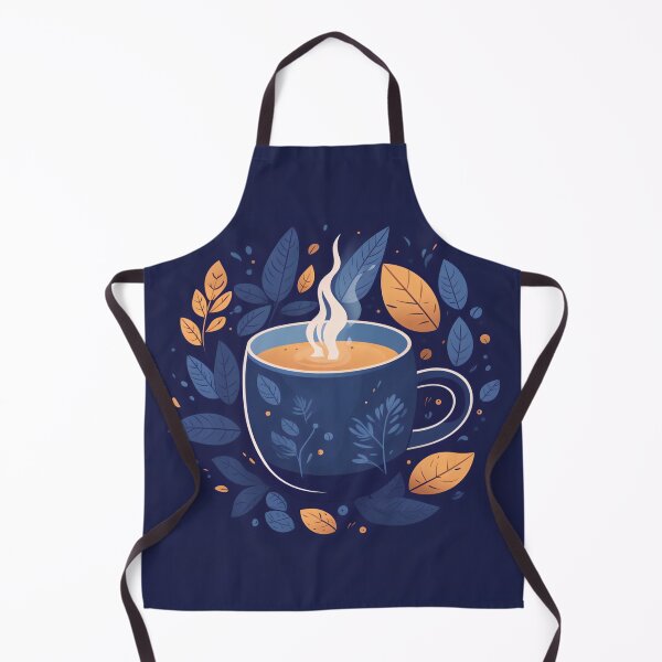Item preview, cup of coffee with leaves designed and sold by SingularChan.