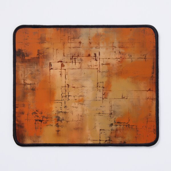 Item preview, Modern Art Burnt Orange & Rust Print designed and sold by mpraytor.