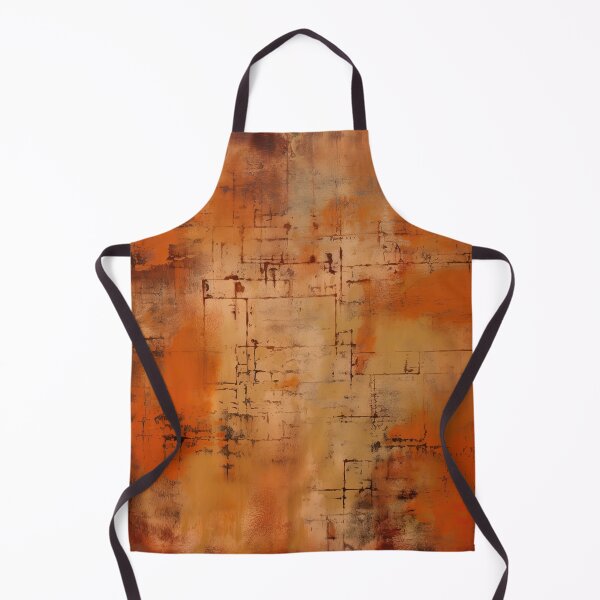 Item preview, Modern Art Burnt Orange & Rust Print designed and sold by mpraytor.