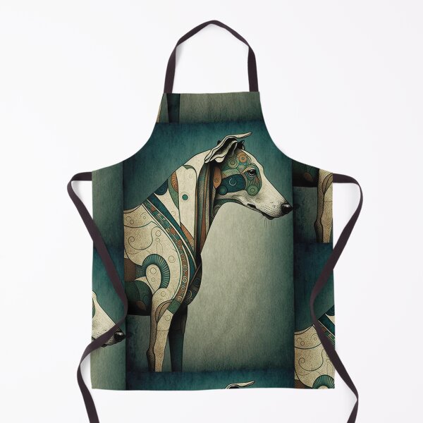 Item preview, Profile of Greyhound dog with artistic coloring designed and sold by TheTrendsDesk.