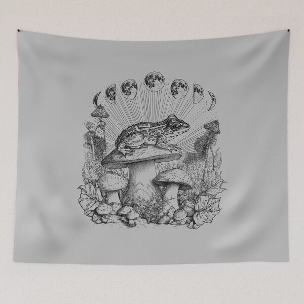 Item preview, frog forest moon phase designed and sold by DerSenat.