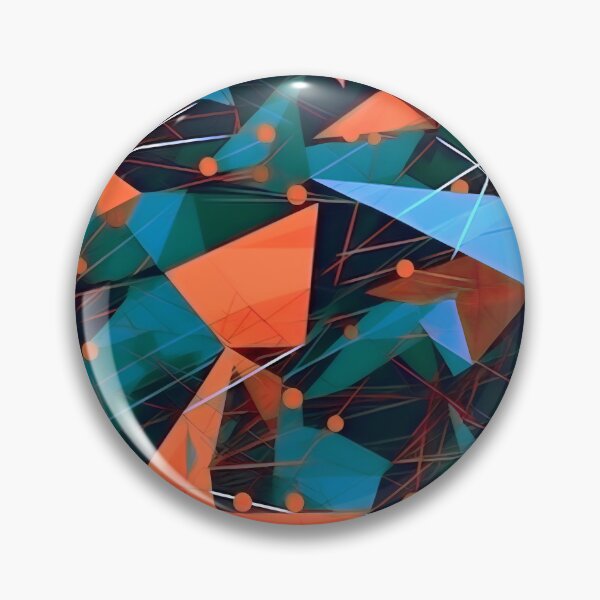 Item preview, Abstract refractions and dots pattern designed and sold by AiBroughtToLife.