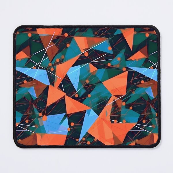 Item preview, Abstract refractions and dots pattern designed and sold by AiBroughtToLife.