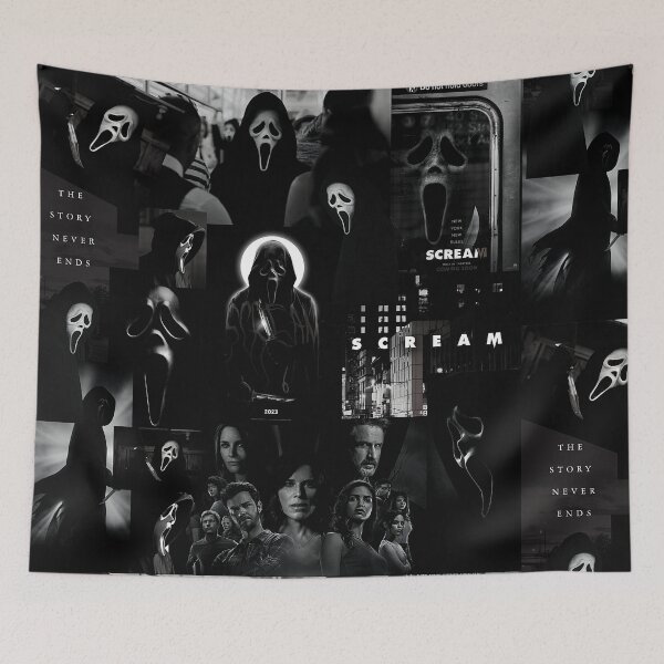 Item preview, Scream Horror Movie Collage designed and sold by CollageHeaven.